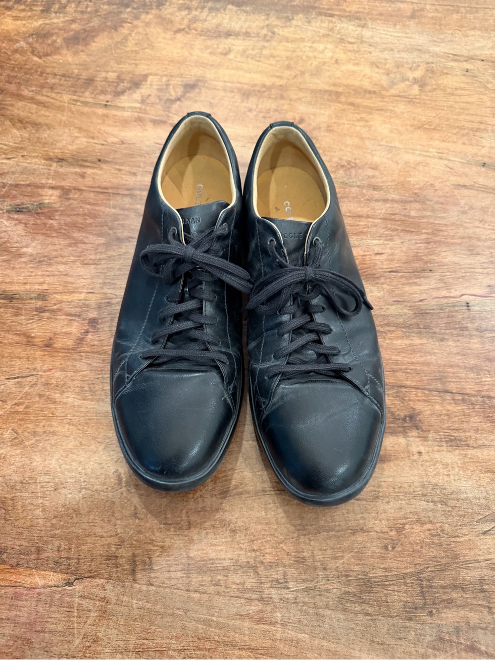 Cole Haan Leather Lace-Up Men’s Sneakers